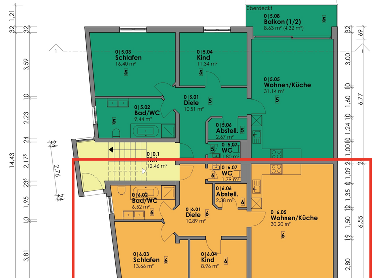 Wohnung zum Kauf provisionsfrei 233.000 € 3,5 Zimmer 80,3 m² 1. Geschoss Luttingen Laufenburg 79725