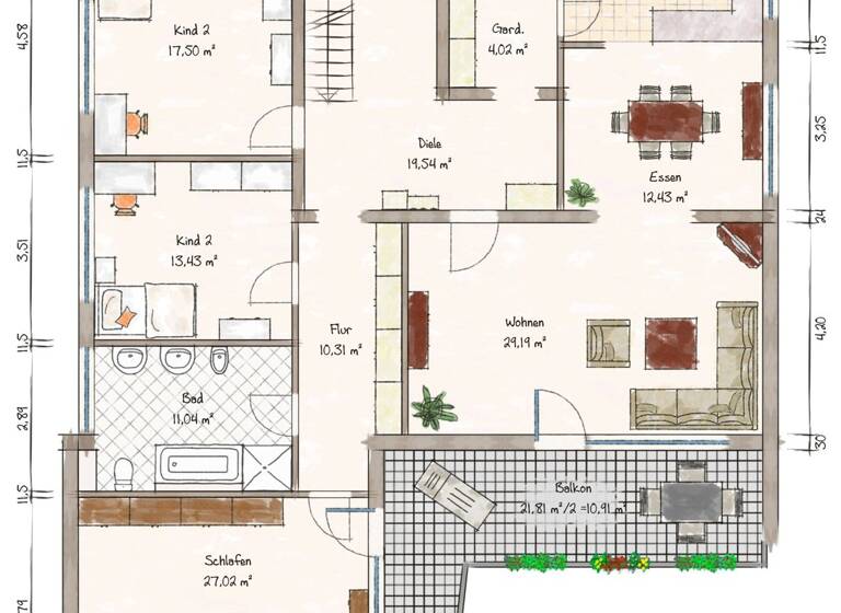 Wohnung zum Kauf 399.000 € 4,5 Zimmer 166,9 m² Wangen Wangen im Allgäu / Epplings 88239