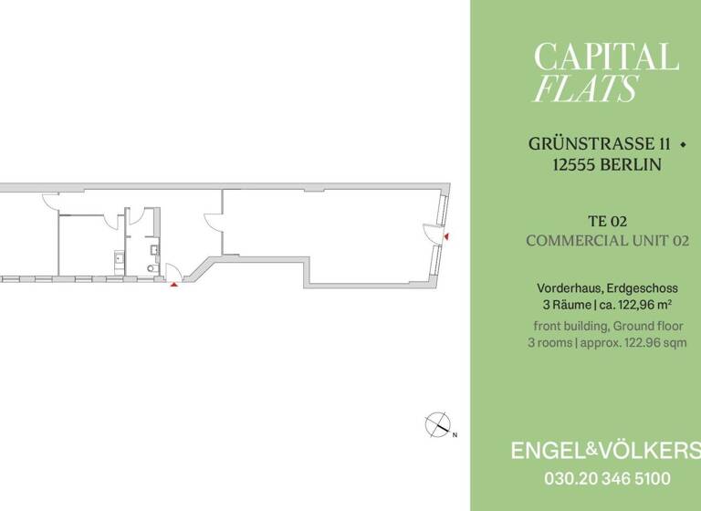 Ladenfläche zum Kauf provisionsfrei 440.000 € 3 Zimmer Grünstraße 11 Köpenick Berlin 12555