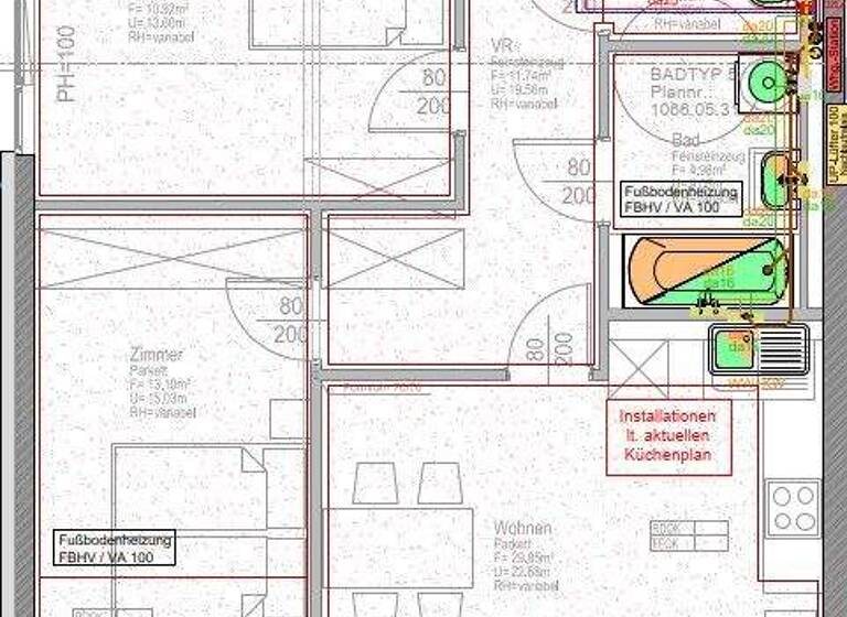 Wohnung zur Miete 963 € 4 Zimmer 88,7 m² 3. Geschoss Gries Graz 8020