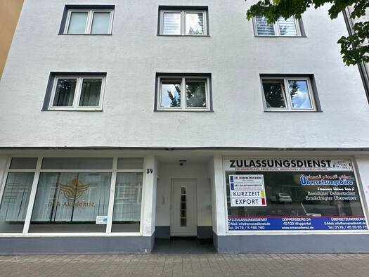 Wohnung zur Miete 575 € 2 Zimmer 50 m² Geschoss 1/5 frei ab sofort Döppersberg 34 Elberfeld Wuppertal 42103