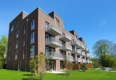 Wohnung zur Miete - Erstbezug 982 € 2 Zimmer 63,3 m² 2. Geschoss Goethestraße 5 Wilhelminenschule Schleswig 24837