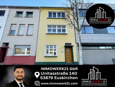 Reihenmittelhaus zum Kauf 329.000 € 7 Zimmer 164 m² 189 m² Grundstück frei ab sofort KölnerStr. 20 Innenstadt Euskirchen 53879