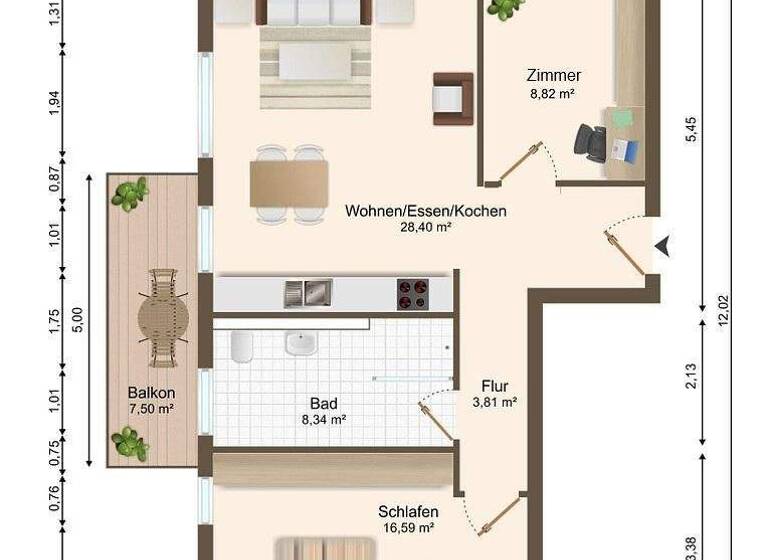 Wohnung zum Kauf - Erstbezug provisionsfrei 393.000 € 3 Zimmer 73,3 m² 1. Geschoss frei ab 01.07.2026 Brunnengasse 6 Großingersheim Ingersheim 74379
