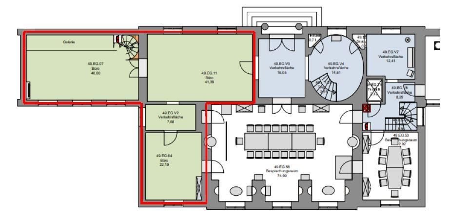 Bürofläche zur Miete 17 € 274 m²<br/>Bürofläche ab 274 m²<br/>Teilbarkeit Altona - Altstadt Hamburg 22767