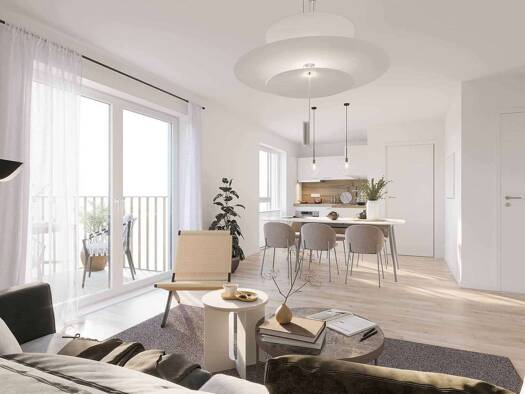 Wohnung zur Miete 1.154 € 3 Zimmer 73,5 m² 3. Geschoss frei ab sofort Hans-Geiger-Straße 4 Erlangen-Süd Erlangen 91052