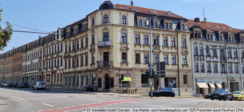 Bürofläche zur Miete provisionsfrei 500 € 2 Zimmer 53,4 m²<br/>Bürofläche Waldschlößchenstr. 24 Radeberger Vorstadt (Angelikastr.) Dresden 01099