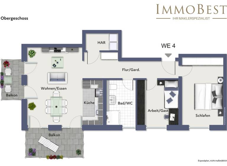 Wohnung zum Kauf - Erstbezug 365.000 € 3 Zimmer 80 m² EG frei ab 30.03.2027 Billigheim Billigheim-Ingenheim 76831