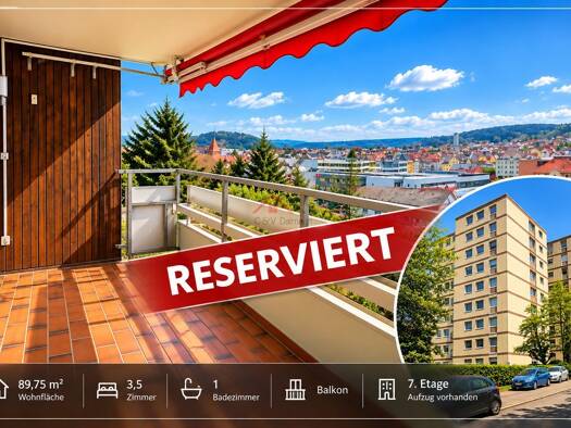 Wohnung zum Kauf 189.000 € 3,5 Zimmer 89,8 m² Tuttlingen Tuttlingen 78532