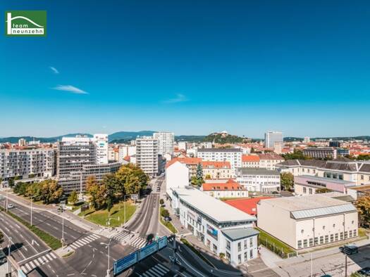 Wohnung zur Miete - Erstbezug 1.090 € 4 Zimmer 87,3 m² 8. Geschoss frei ab 01.05.2026 Kärntner Straße 1 Gries Graz 8020