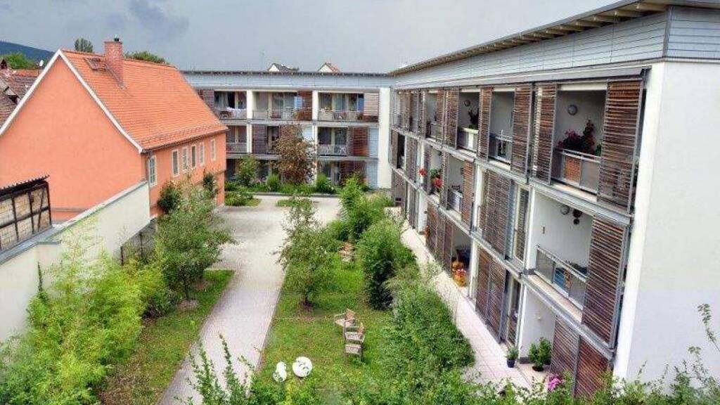 Wohnung zur Miete nur mit Wohnberechtigungsschein 326 € 2 Zimmer 57,9 m² 1. Geschoss Brudergasse 12 b Saalfeld 07318