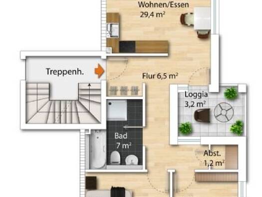 WG-Zimmer zur Miete 887 € 3 Zimmer 71 m² frei ab 01.06.2026 Waldorf Bornheim 53332
