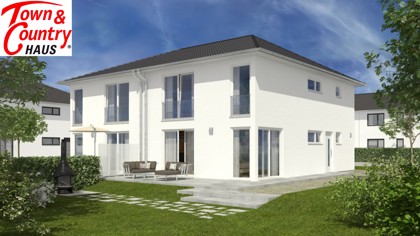 Immobilie in Bad Berneck im Fichtelgebirge - Modernes Town & Country Doppelhaus Aura 136 – zwei Wohneinheiten auf großzügigem Grundstück in Bad Berneck - Bild 0