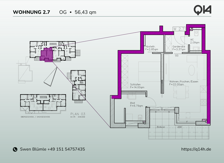 Wohnung zum Kauf - Erstbezug provisionsfrei 233.521 € 2 Zimmer 56,3 m² 1. Geschoss frei ab 01.07.2027 Ilztalstraße 14 Hutthurm 94116