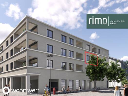 Terrassenwohnung zur Miete - Erstbezug 813 € 1,5 Zimmer 35,7 m² 2. Geschoss Wichnergasse 1a Feldkirch 6800