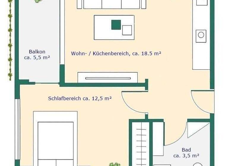 Studio zum Kauf 110.000 € 2 Zimmer 51 m² 3. Geschoss Avsallar