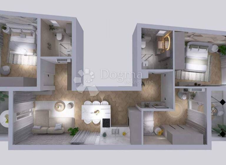 Wohnung zum Kauf 264.000 € 4 Zimmer 85 m² 1. Geschoss Kolan