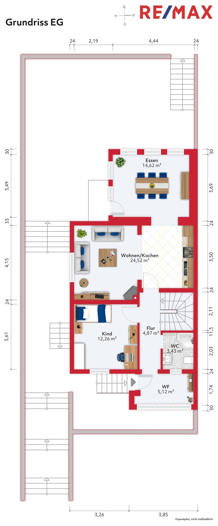 Reihenmittelhaus zum Kauf 548.000 € 5 Zimmer 158,8 m²<br/>Wohnfläche 459 m²<br/>Grundstück Bad Neuenahr Bad Neuenahr - Ahrweiler 53474