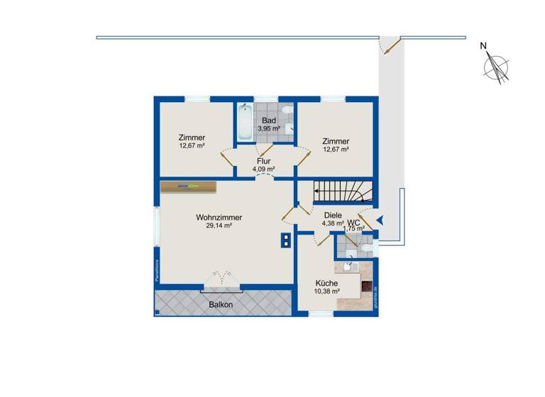 Haus zum Kauf 388.000 € 3 Zimmer 80 m² 619 m² Grundstück Oberrohrbach 2105