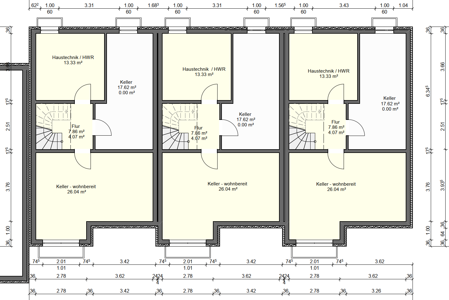 Reihenendhaus zum Kauf provisionsfrei 980.000 € 7 Zimmer 191,7 m²<br/>Wohnfläche 388 m²<br/>Grundstück Helmholtzstraße 104 Schälzig Schwetzingen 68723