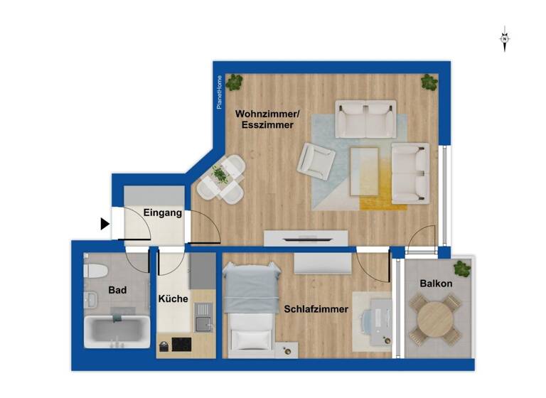Wohnung zum Kauf 139.000 € 2 Zimmer 51 m² Emmertsgrund Heidelberg 69126