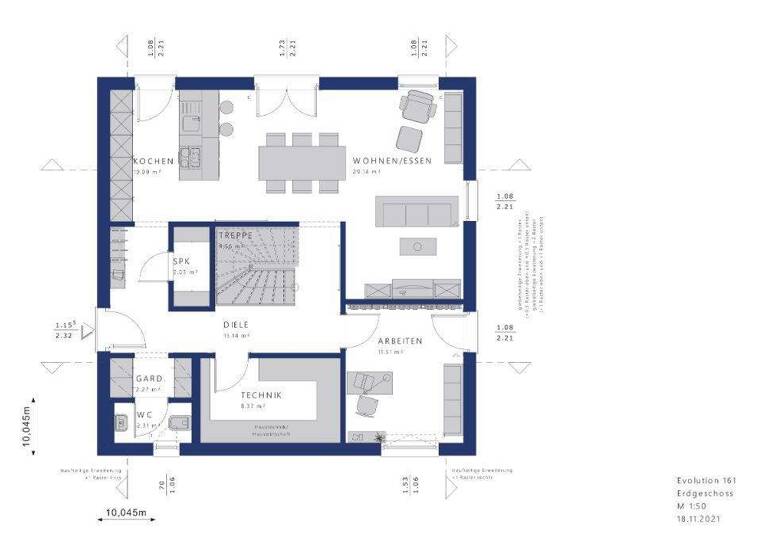 Einfamilienhaus zum Kauf provisionsfrei 417.660 € 5 Zimmer 166 m² 960 m² Grundstück Suhl 98529