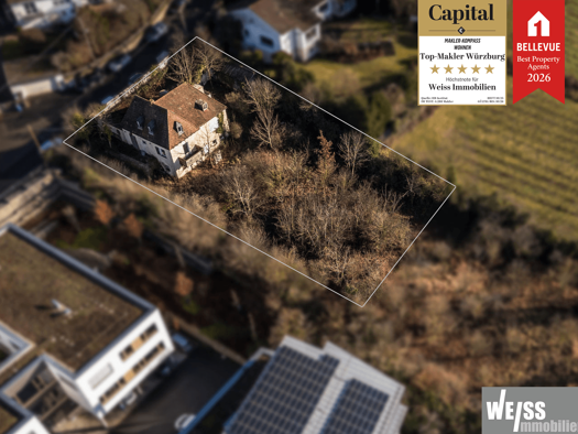 Haus zum Kauf 1.280.000 € 1 Zimmer 1.389 m² Grundstück Unterer Neubergweg 20 Frauenland Würzburg 97074