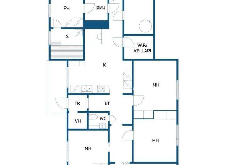 Einfamilienhaus zum Kauf 27.000 € 5 Zimmer 114 m² 1.168 m² Grundstück Vainionkatu 1a Kemi 94200