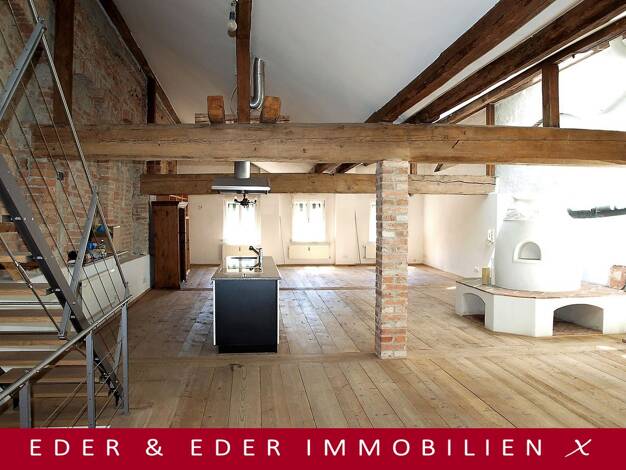 Loft zur Miete 1.280 € 2 Zimmer 112 m² Geschoss 3/3 frei ab 01.10.2026 Altstadt Wasserburg am Inn 83512