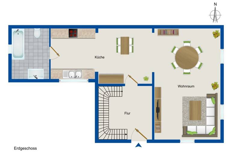 Doppelhaushälfte zum Kauf 249.000 € 3 Zimmer 92 m² 131 m² Grundstück Bodenheim 55294