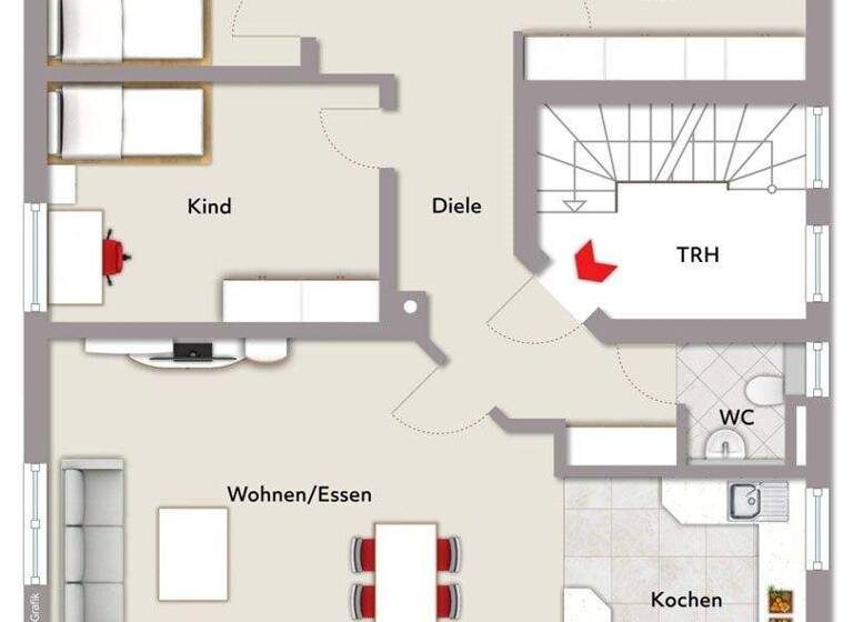 Wohnung zum Kauf 375.000 € 4 Zimmer 106 m² 1. Geschoss Hilpoltstein 91161