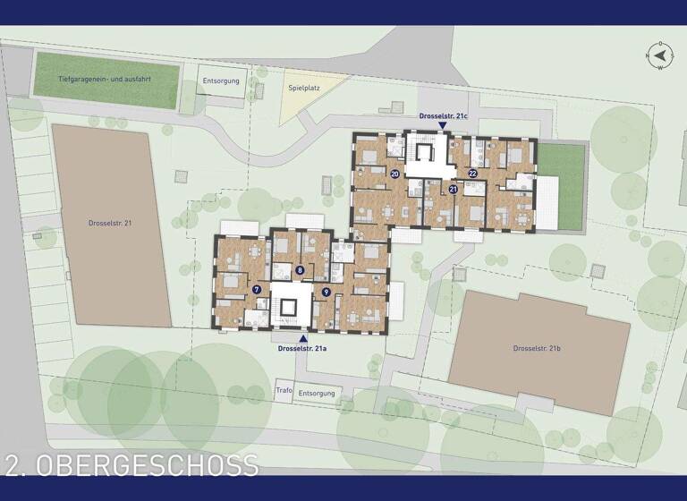 Wohnung zum Kauf - Erstbezug provisionsfrei 604.000 € 4 Zimmer 97,5 m² Peiting 86971