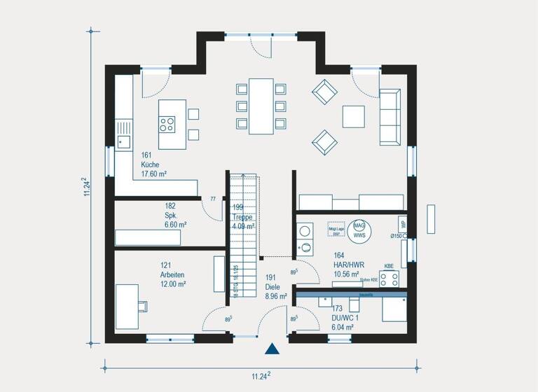 Mehrfamilienhaus zum Kauf provisionsfrei 377.899 € 5 Zimmer 193,7 m² 845 m² Grundstück Lohrhaupten Flörsbachtal 63639