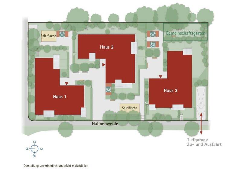 Wohnung zum Kauf - Erstbezug provisionsfrei 468.000 € 3 Zimmer 81,7 m² 3. Geschoss Hahnenweide 0 Dornstadt 89160
