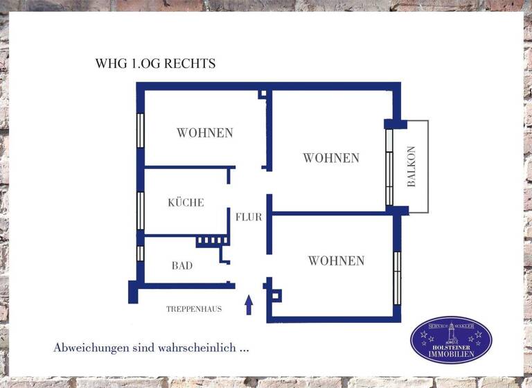 Wohnung zum Kauf 299.000 € 3 Zimmer 68 m² Geschoss -1/2 frei ab sofort Kleiststraße Ravensberg Kiel 24118