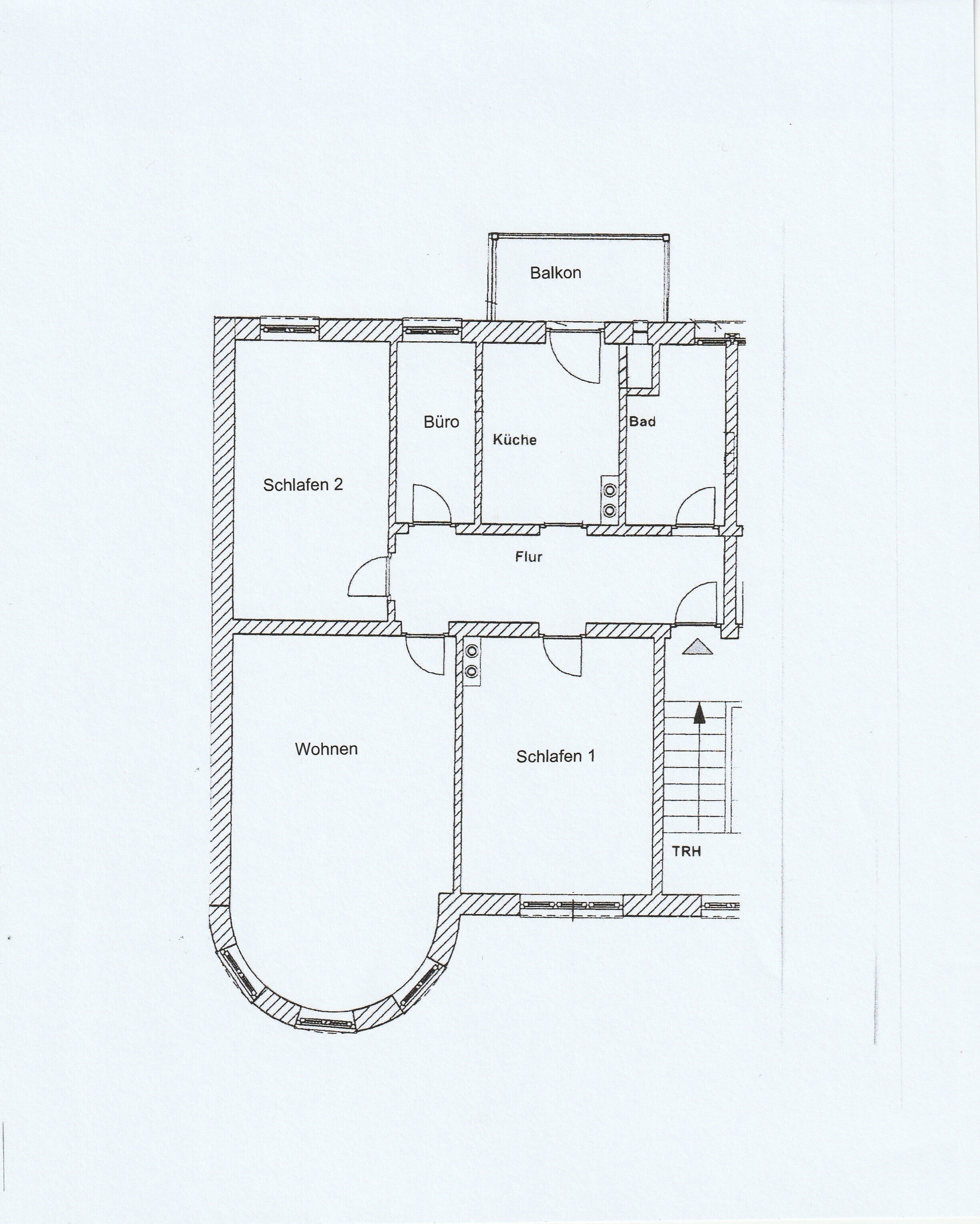 Wohnung zur Miete 1.050 € 4 Zimmer 76,5 m²<br/>Wohnfläche 2.<br/>Geschoss ab sofort<br/>Verfügbarkeit Löbervorstadt Erfurt 99096