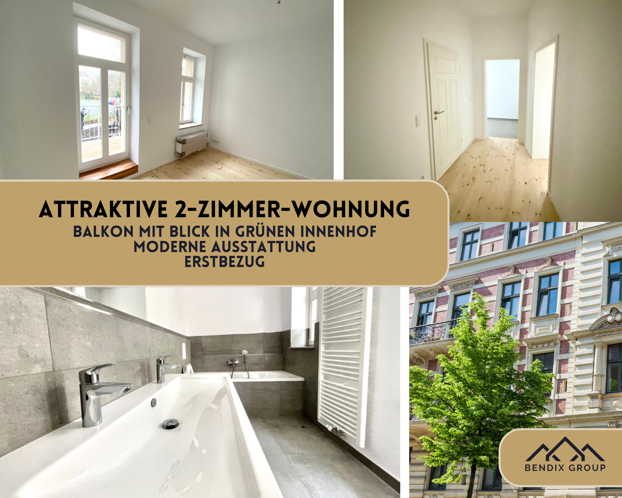 Wohnung zur Miete 689 € 2 Zimmer 45,9 m²<br/>Wohnfläche EG<br/>Geschoss Altlindenau Leipzig 04177