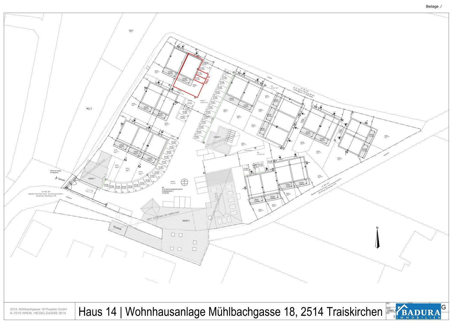 Doppelhaushälfte zum Kauf provisionsfrei 483.837 € 4,5 Zimmer 114 m²<br/>Wohnfläche 154,6 m²<br/>Grundstück Traiskirchen 2514