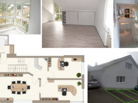 Bürofläche zur Miete 990 € 4 Zimmer 103 m² Bürofläche Seulbitz Bayreuth 95448