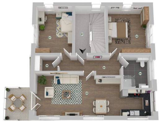 Wohnung zur Miete 1.190 € 3 Zimmer 87 m² 1. Geschoss frei ab 01.06.2026 Schrobenhausener Str. 32 Haunwöhr Ingolstadt 85051