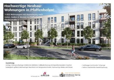 Terrassenwohnung zum Kauf - Neubau provisionsfrei 399.000 € 2 Zimmer 60 m² EG Fliederstraße 1 Pfaffenhofen a d Ilm Pfaffenhofen an der Ilm 85276