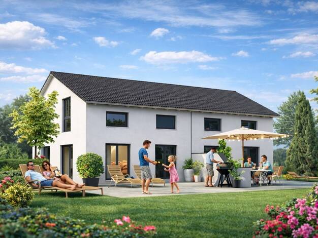 Doppelhaushälfte zum Kauf provisionsfrei 580.000 € 4 Zimmer 122 m² 192 m² Grundstück Burlafingen Neu-Ulm 89233