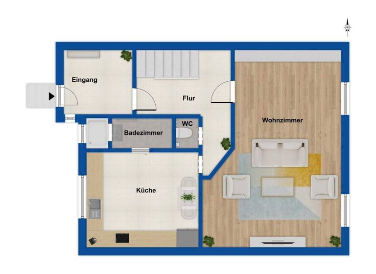 Doppelhaushälfte zum Kauf 159.500 € 4 Zimmer 115 m² 312 m² Grundstück Gräfenhainichen 06773