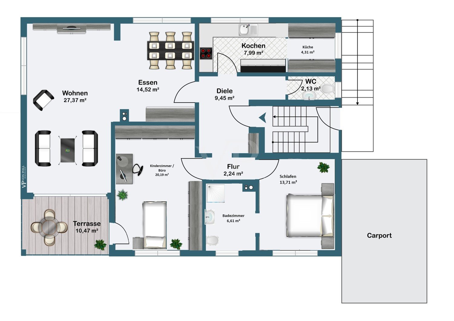 Wohnung zum Kauf 3,5 Zimmer 107,1 m²<br/>Wohnfläche Dietersheim Dietersheim 91463