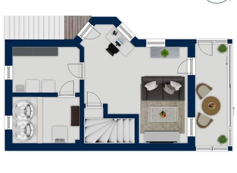 Doppelhaushälfte zum Kauf 325.000 € 5 Zimmer 140 m² 374 m² Grundstück Haldenwang 89356