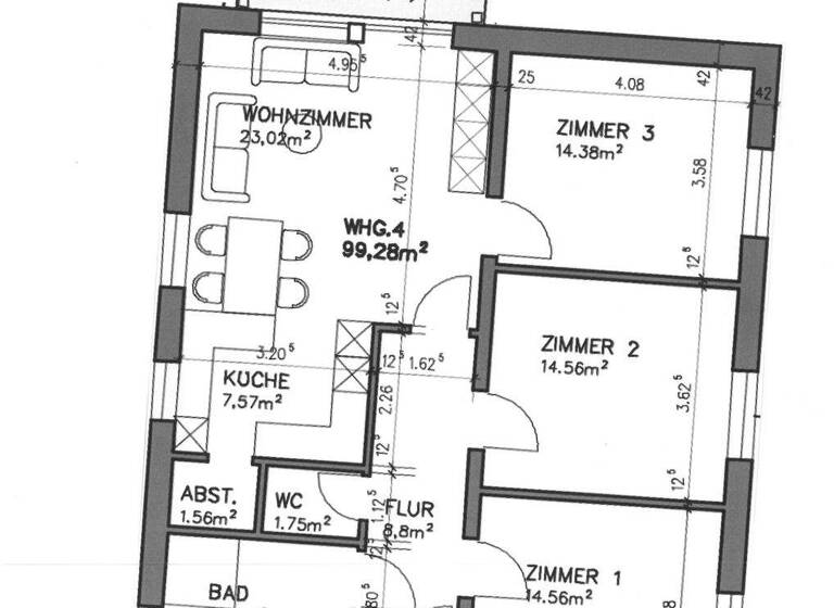 Terrassenwohnung zum Kauf provisionsfrei 481.500 € 4,5 Zimmer 99,3 m² frei ab 01.10.2027 Herbolzheim 79336