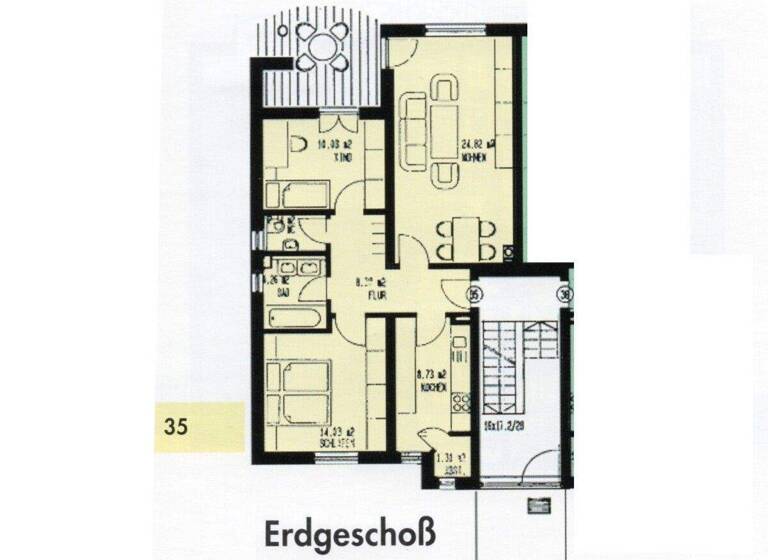 Wohnung zum Kauf 161.000 € 3 Zimmer 74,3 m² EG Regen 94209