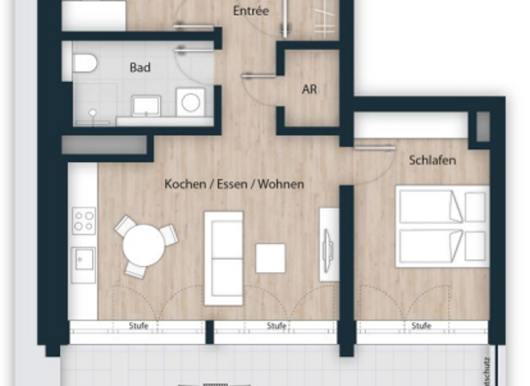 Wohnung zum Kauf 566.854 € 3 Zimmer 75,1 m² 6 Geschosse frei ab sofort Seeleinsbühl Nürnberg 90431