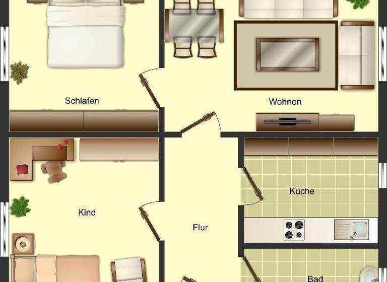 Wohnung zur Miete 399 € 3 Zimmer 53,1 m² 1. Geschoss Kirchstraße 7 Schieder Schieder-Schwalenberg 32816