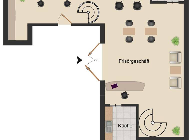 Laden zum Kauf 138.000 € 2 Zimmer 130 m² Verkaufsfläche Bückeburg 31675